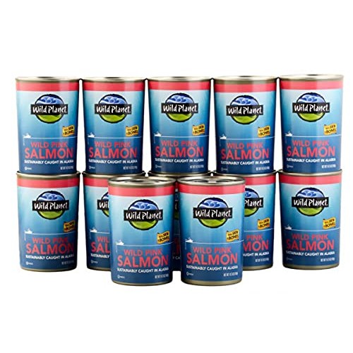 Wild Planet Wild Pink Salmon With Skin &Amp; Bones – 14.75 Oz, 12Count
