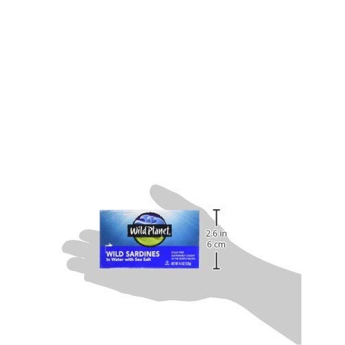 Wild Planet Wild Sardines In Water With Sea Salt, Keto And Paleo