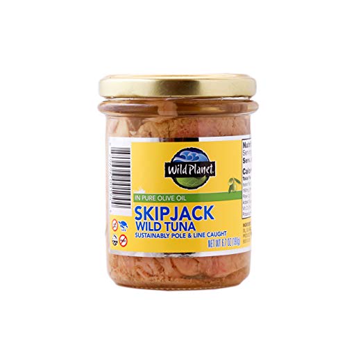 Wild Planet Wild Skipjack Tuna In Pure Olive Oil, Keto And Paleo