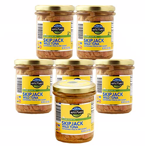 Wild Planet Wild Skipjack Tuna In Pure Olive Oil, Keto &Amp; Paleo,