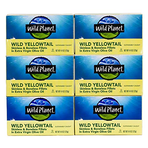 Wild Planet Wild Yellowtail Fillets In Organic Extra Virgin Oliv