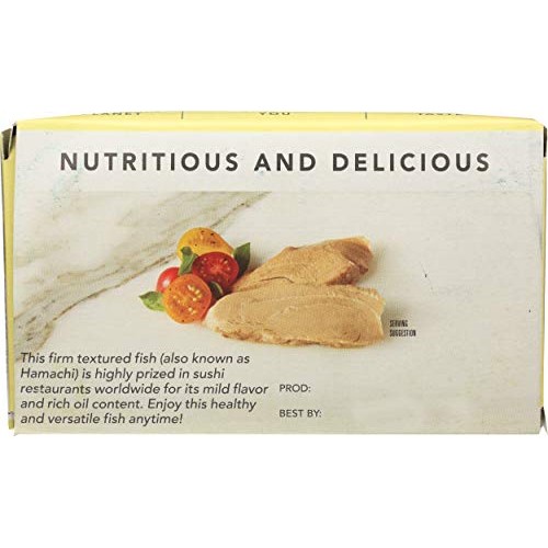 Wild Planet Wild Yellowtail Fillets In Organic Extra Virgin Oliv