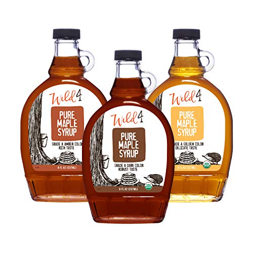 Wild4 Organic Maple Syrup, Cinnamon Vanilla Maple Syrup From Ver
