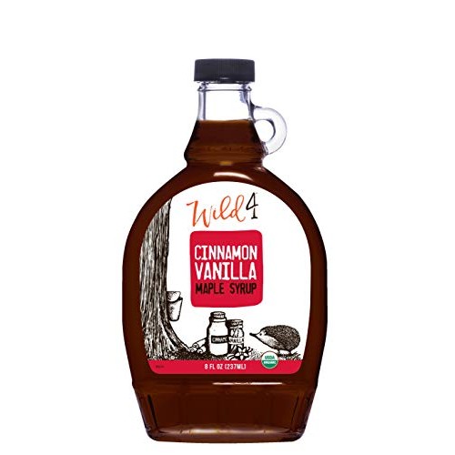 Wild4 Organic Maple Syrup, Cinnamon Vanilla Maple Syrup From Ver
