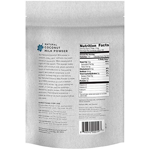 Wildly Coconut Milk Powder - Powdered Milk - Dairy Free Milk Pow