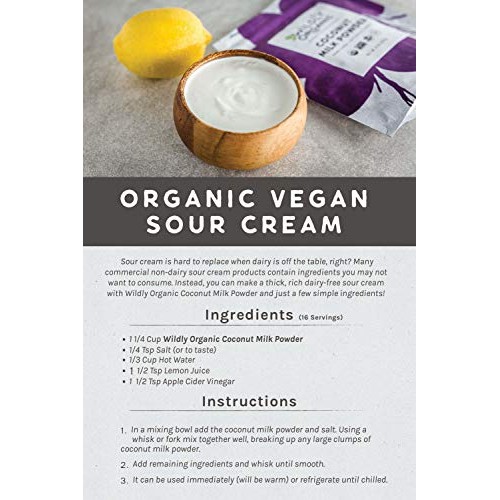 Wildly Organic Powdered Coconut Milk Powder - Powdered Milk Orga