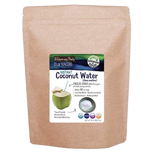 Wilderness Poets Coconut Water Powder - Freeze Dried - Instant M
