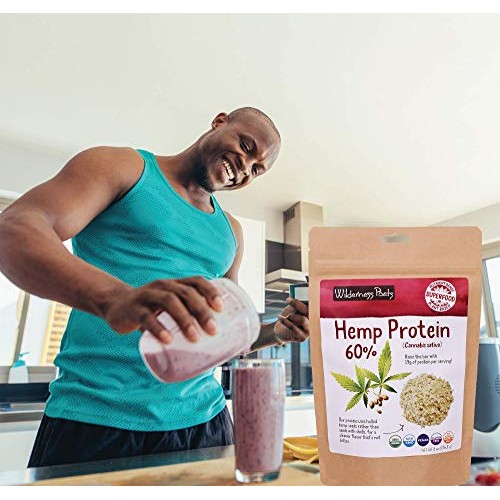 Wilderness Poets, Cold Pressed Organic Hemp Protein Powder, 19 G