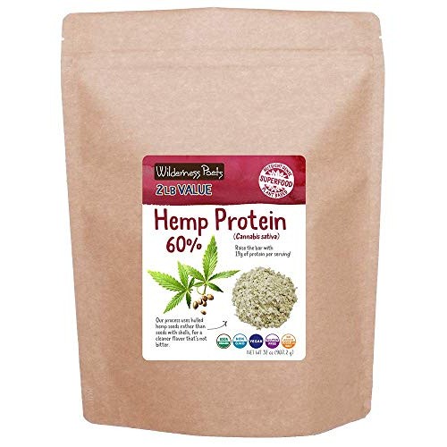 Wilderness Poets, Cold Pressed Organic Hemp Protein Powder, 19 G