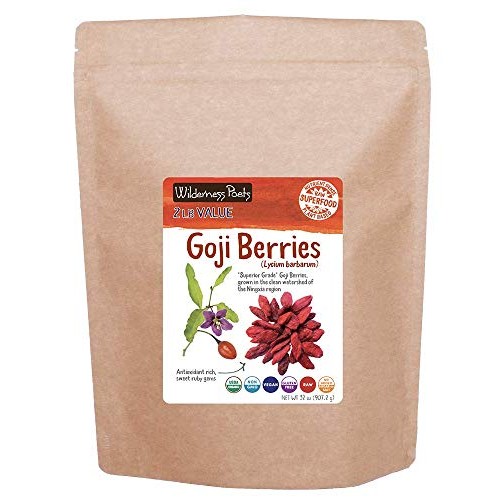 Wilderness Poets Goji Berries Lycium Berries - Wolfberry Organ