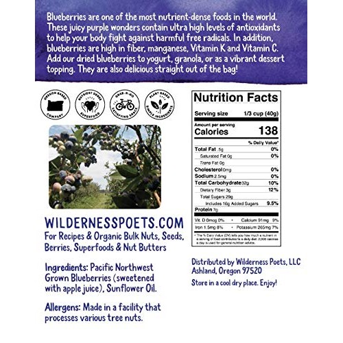 Wilderness Poets Oregon Blueberries Sweetened With Apples - Wh