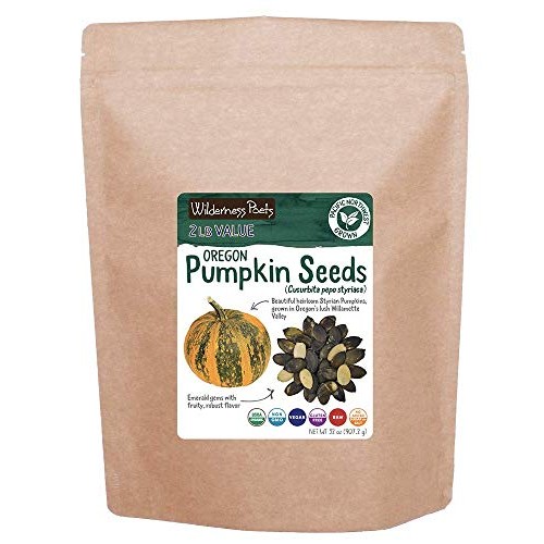 Wilderness Poets Oregon Pumpkin Seeds - Organic, Heirloom, Raw -