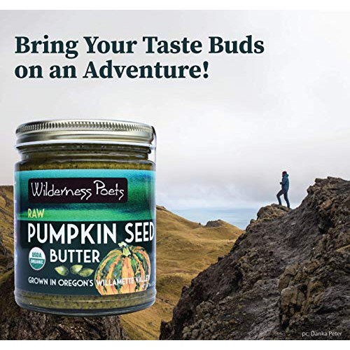 Wilderness Poets Organic Raw Pumpkin Seed Butter, 8 oz 227 g