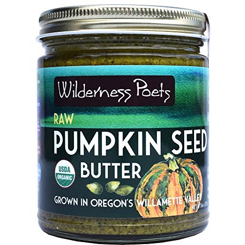 Wilderness Poets Organic Raw Pumpkin Seed Butter, 8 oz 227 g
