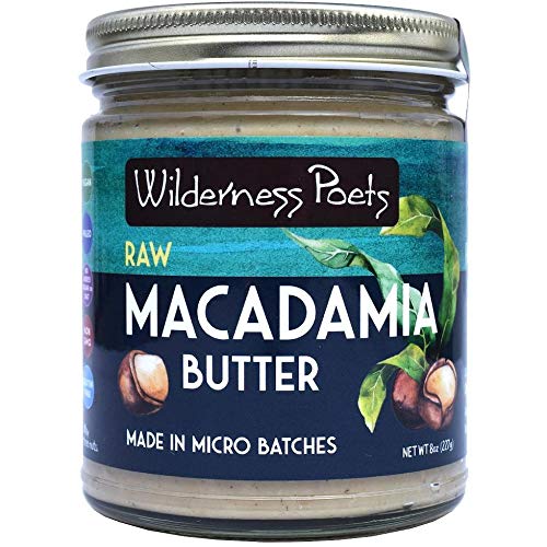 Wilderness Poets, Raw Macadamia Butter 8 Ounce