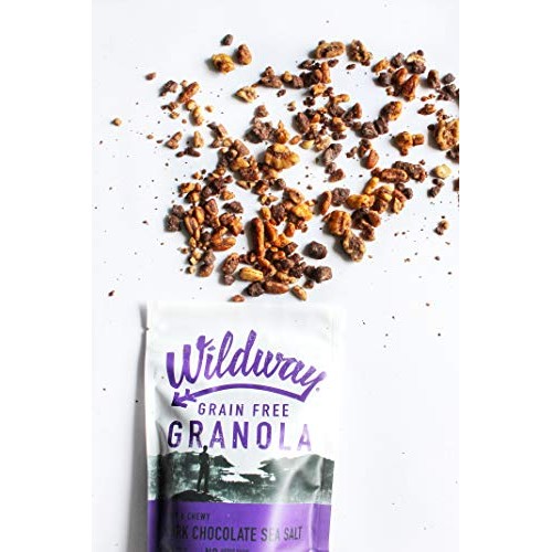 Wildway Vegan, Gluten-Free, Grain-Free Granola - Dark Chocolate Wildway Vegan, Gluten-Free, Grain-Free Granola - Dark Chocolate