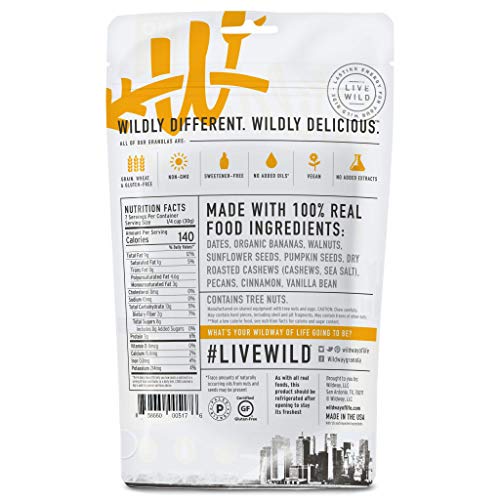 Wildway Keto, Vegan Granola | Banana Nut | Certified Gluten Free...