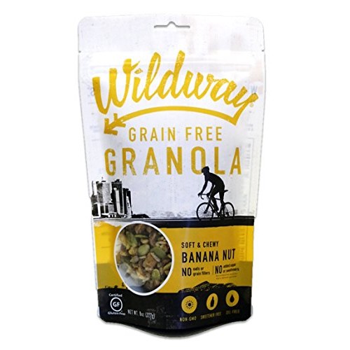 Wildway Banana Nut Grain-Free Granola, 8Oz Certified Gluten-Fre