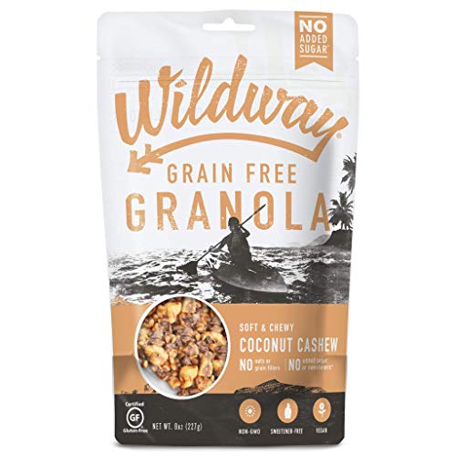 Wildway Coconut Cashew Grain-Free Granola, 8Oz Certified Gluten Wildway Coconut Cashew Grain-Free Granola, 8Oz Certified Gluten