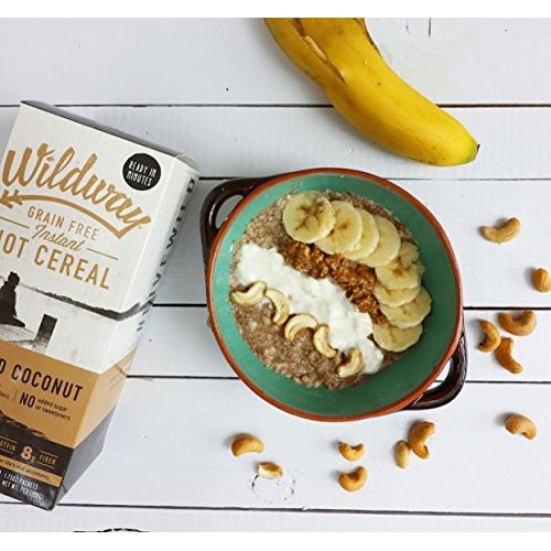 Wildway Keto, Vegan Hot Cereal | Toasted Coconut | Certified Glu...