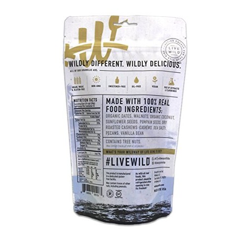 Wildway Grain-Free Granola Variety 4-Pack, 8Oz Certified Gluten