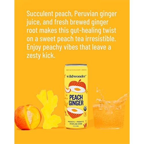wildwonder Sparkling Probiotic Juice Drink w/ Gut Health Immunit... wildwonder Sparkling Probiotic Juice Drink w/ Gut Health Immunit...