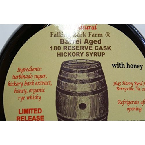 Wildwoods Barrel Aged Rye Whiskey Hickory Syrup - All Natural