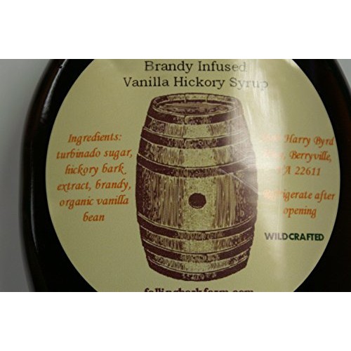 Wildwoods Hickory Brandy Vanilla Syrup- 2 Pack 2 Jars Hickory