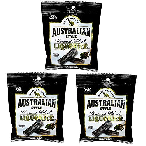 Australian Style Black Licorice - Australian Style - 4 Oz, 3 Pack