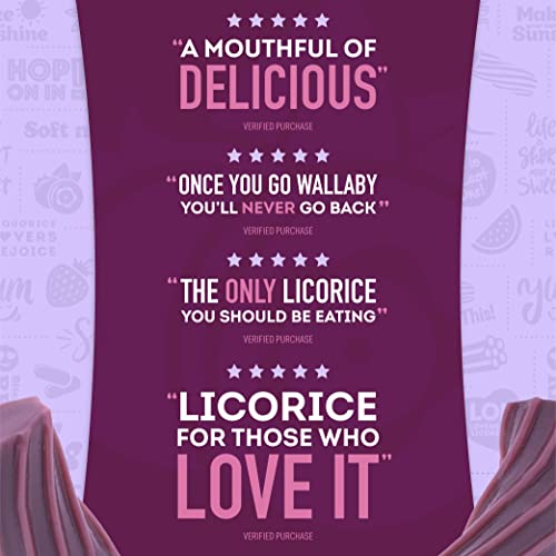 Kennys Wiley Wallaby Liquorice, Huckleberry, 10 Ounce