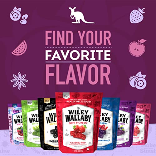 Kennys Wiley Wallaby Liquorice, Huckleberry, 10 Ounce