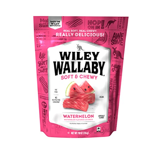 Wiley Wallaby Australian Style Licorice Candy, 10 Oz, 1 Count W