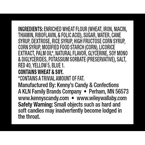 Kennys Wiley Wallaby Gourmet Licorice, Black, 24 Ounce