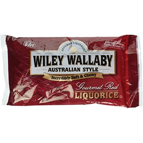 Wiley Wallaby Licorice, Red, 12 Ounces