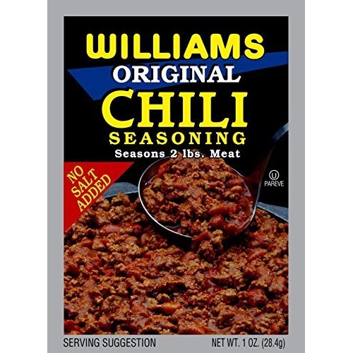 Williams Original Chili Seasoning Mix 1 Ounce Pack Of 12