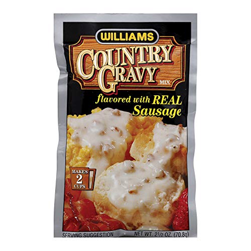 Williams Gravy Mix With Sausage, 2.5-Ounce Pack Of 12