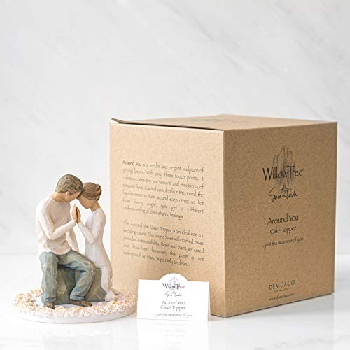 Willow Tree Around You, Sculpted Hand-Painted Cake Topper