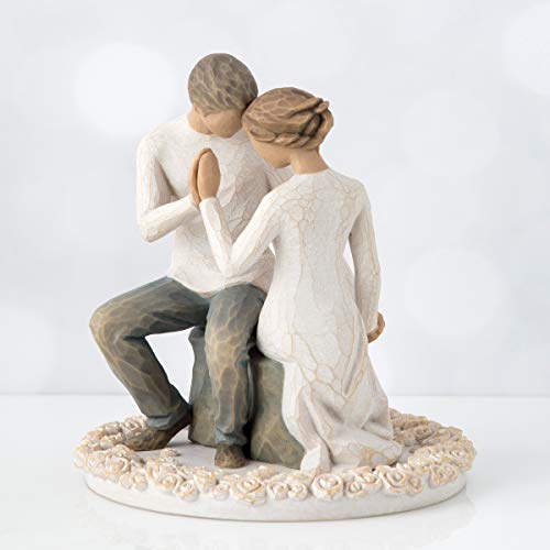 Willow Tree Around You, Sculpted Hand-Painted Cake Topper