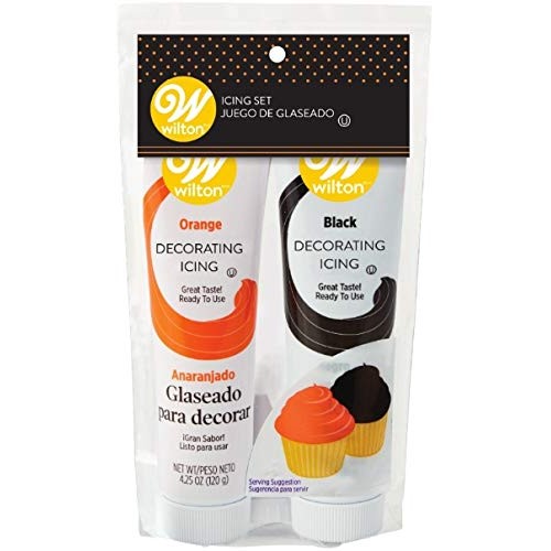 Food Items Icing Tubes 4.25 2Pk Orng/Black, Us:One Size, Orange
