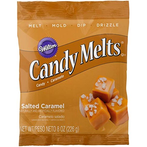 Wilton 1911-9481 Salted Caramel Flavor Candy Melts, 8 Oz.