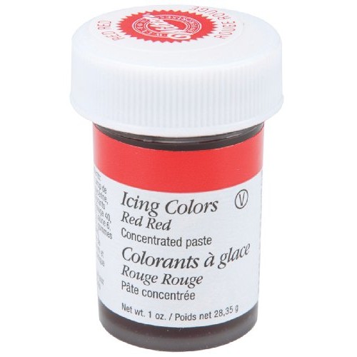 Wilton 610-906 Icing Gel, 1-Ounce, Red-Red