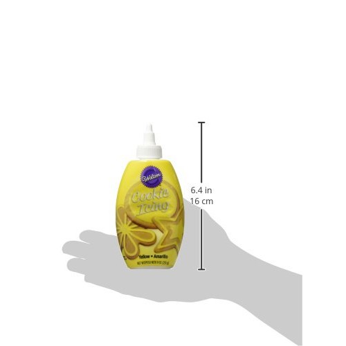 Wilton 704-0148 Yellow Cookie Icing, 9-Ounce, Assorted