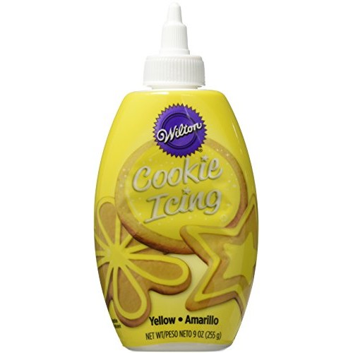 Wilton 704-0148 Yellow Cookie Icing, 9-Ounce, Assorted