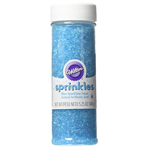 Wilton 710-039 Sparkling 5.25 Oz Sugar Food Decorative- Blue