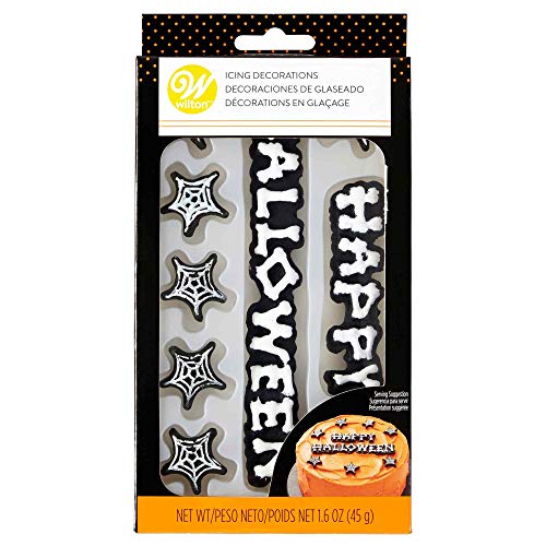 Wilton 710-6434 Halloween Cake Icing Decorations Happy Halloween