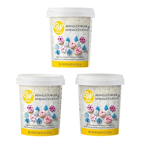 Wilton 8 Oz. Meringue Powder Egg White Substitute, 3-Pack