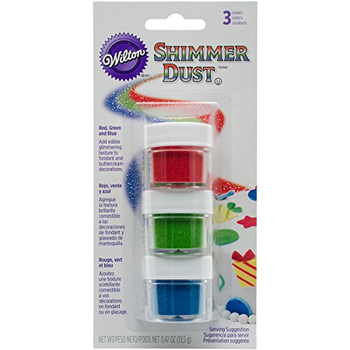 Wilton 703-210 Primary Shimmer Dust, Multicolor