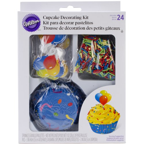 Wilton 415-8044 Celebration Cupcake Decorating Kit