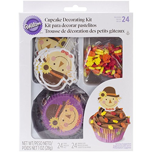 Wilton Cupcake Decorating Kit Scarecrow, Pack Of 24