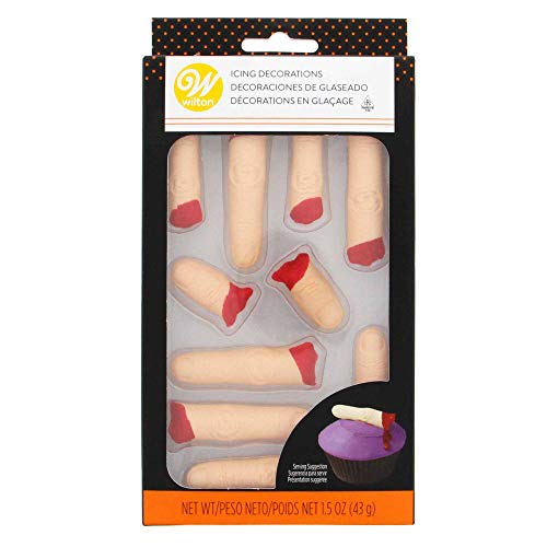 Wilton Industries 710-5204 10 Count Severed Finger Halloween Ici